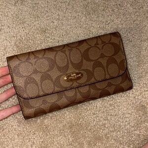 Coach Tan Signature Wallet